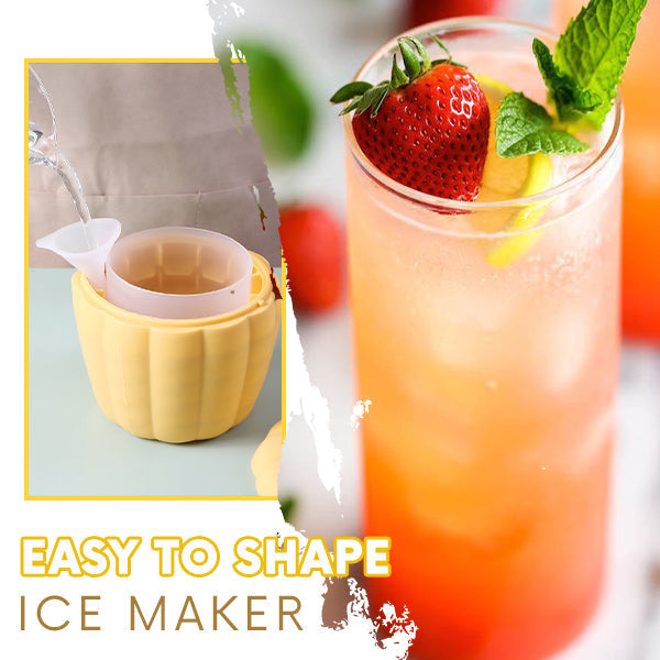 2-in-1 Ice Cube Maker Drink Cooler